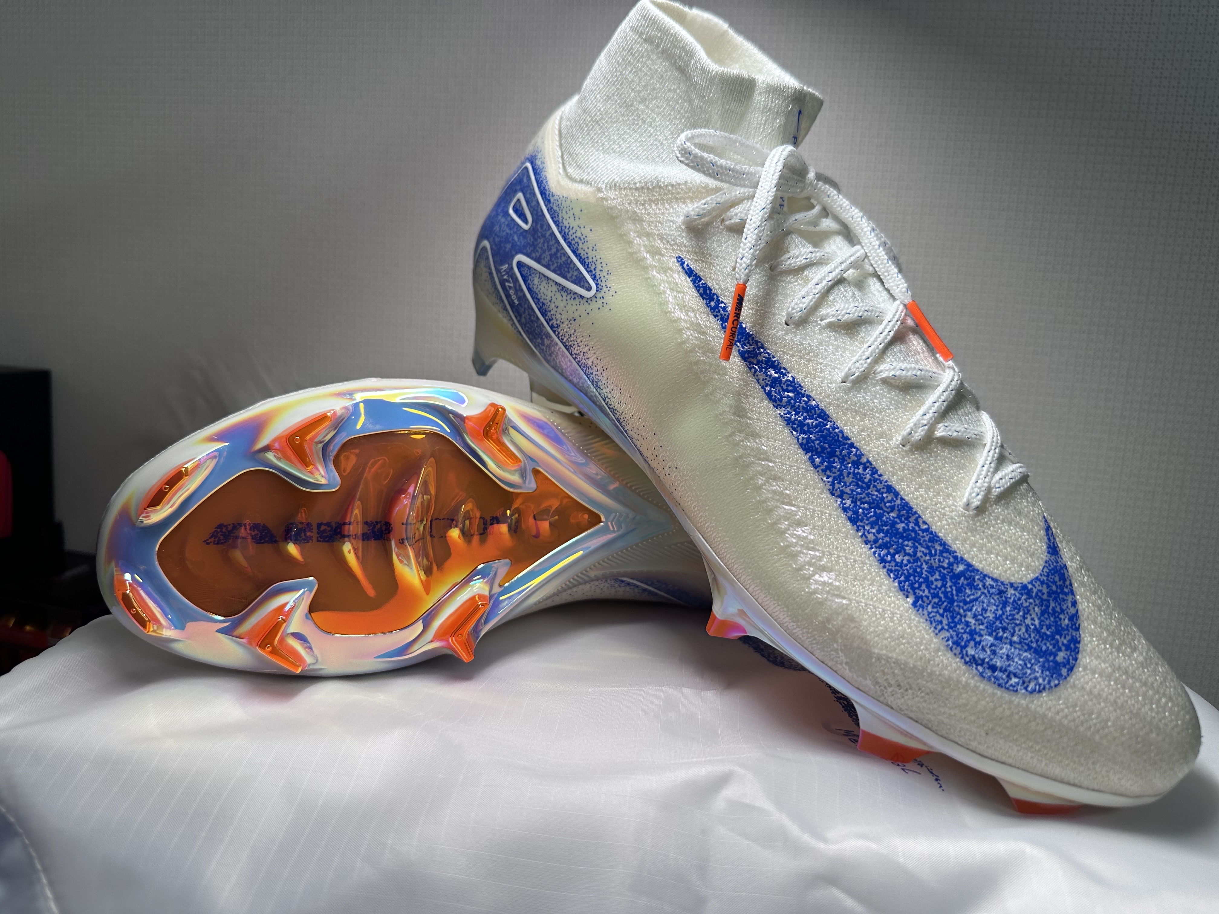 Nike Zoom Mercurial Superfly 10 Elite FG Blueprint 착용 스타일
