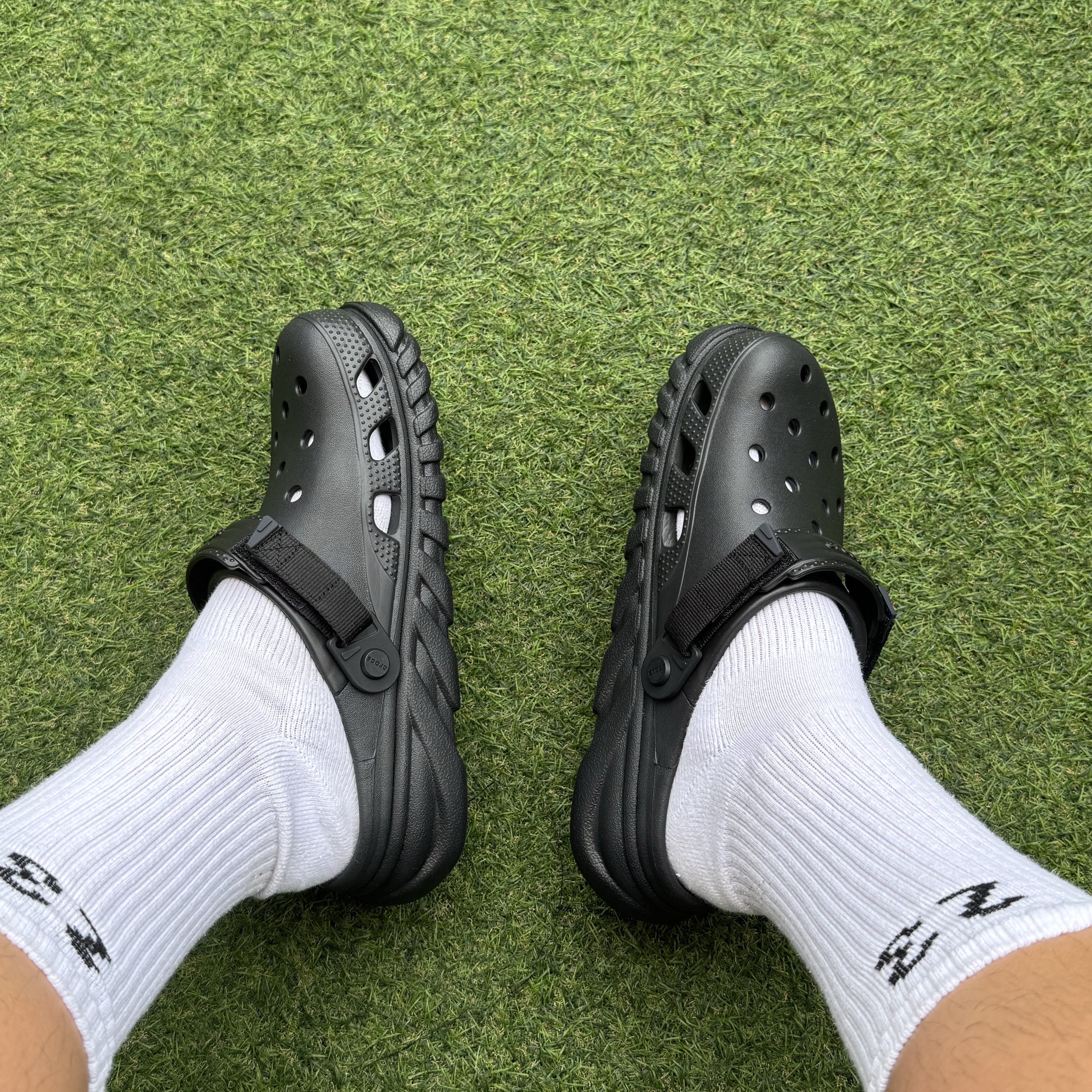 Crocs Duet Max II Clog Black 착용 스타일