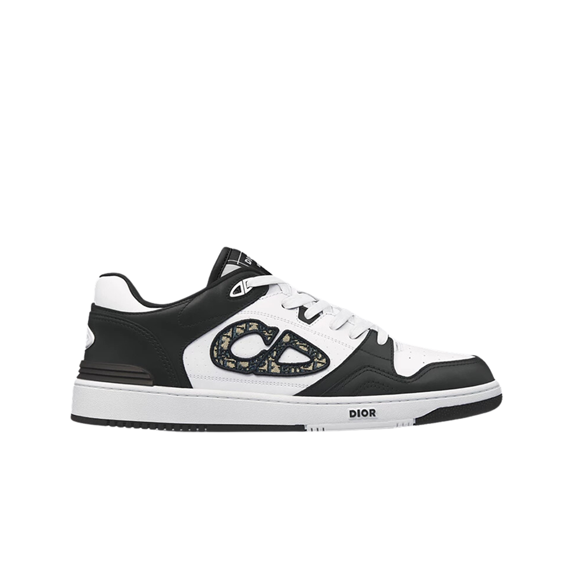 디올 B57 로우탑 스니커즈 블랙 화이트(Dior B57 Low-Top Sneakers Black White) - 1