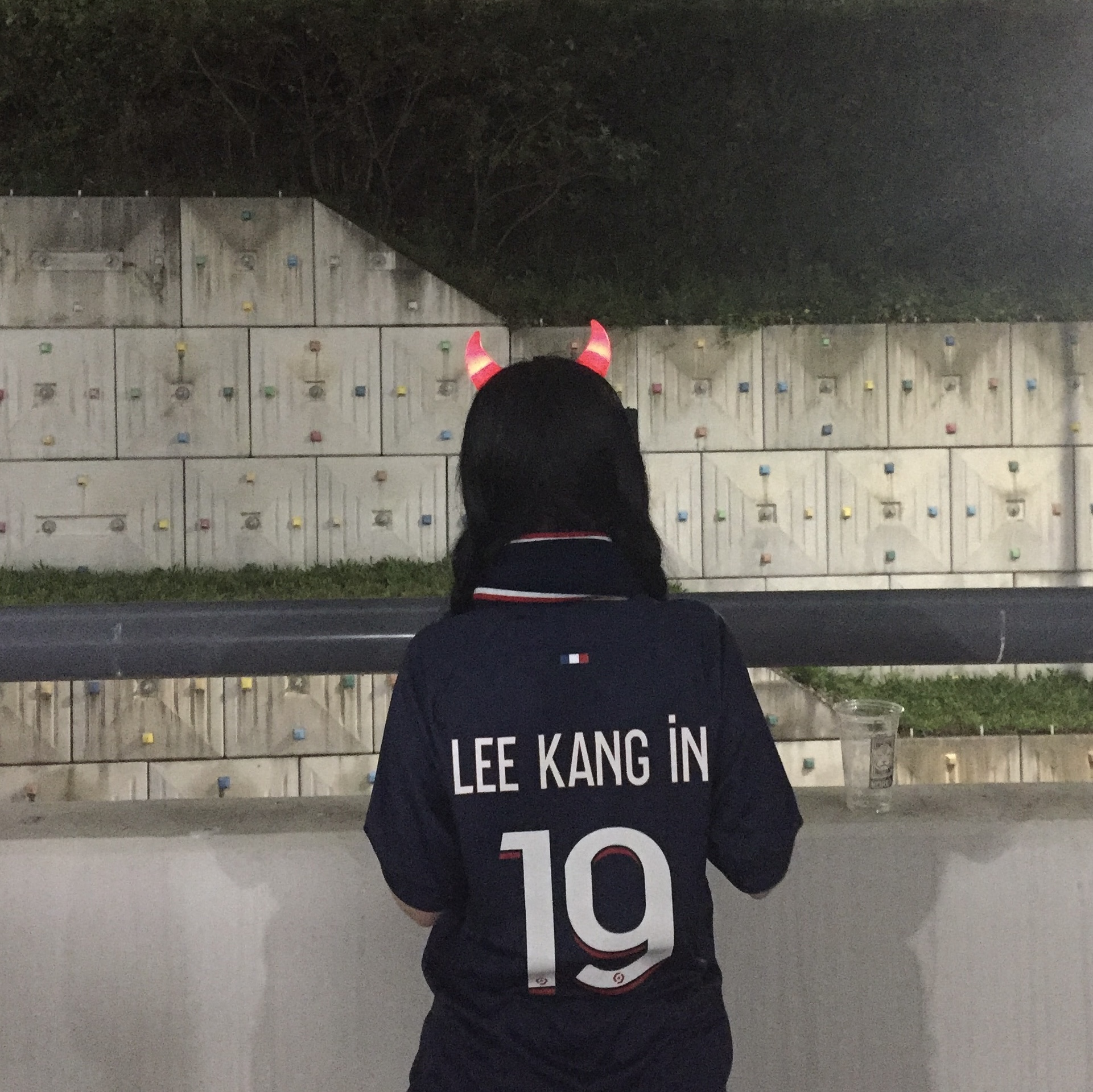 Nike Paris Saint-Germain 2023/24 Dri-Fit Stadium Home Jersey Midnight Navy (Non Marking Ver.) 착용 스타일 - 2