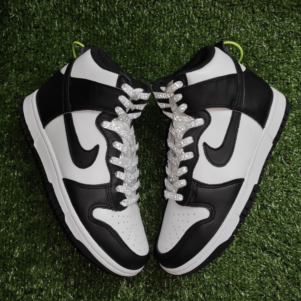 Nike Dunk High Retro Championship White 착용 스타일 - 1