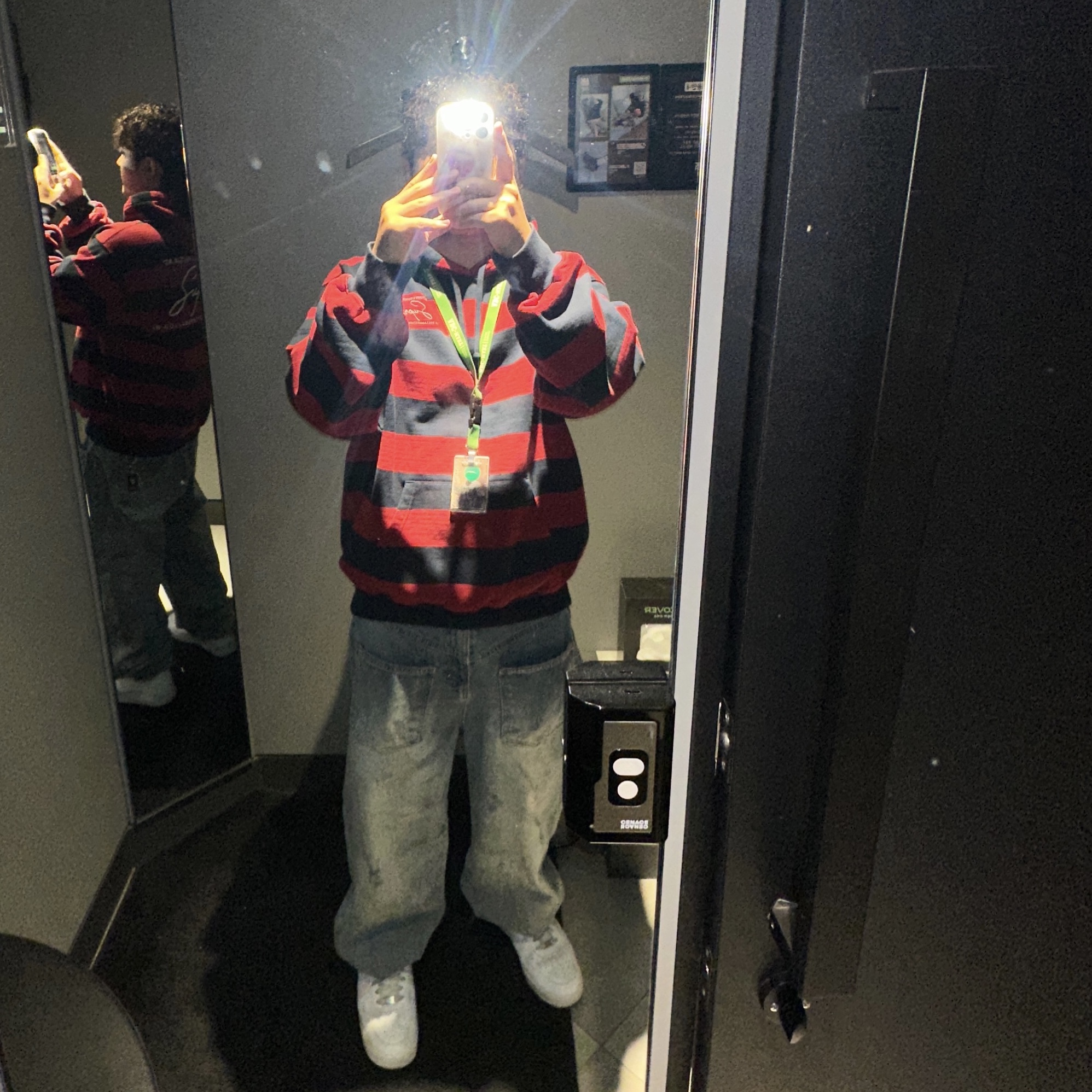 Supreme x Martine Rose Hooded Sweatshirt Stripe - 24FW 착용 스타일