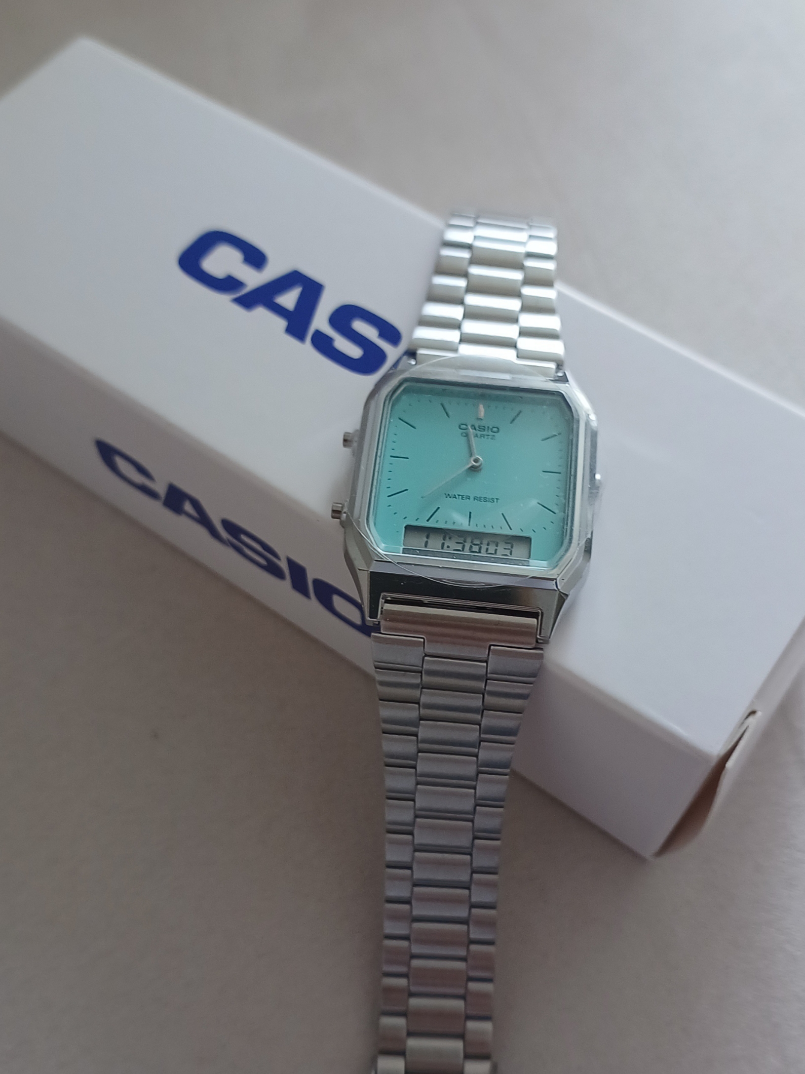 Casio AQ-230A-2A2MQY 착용 스타일