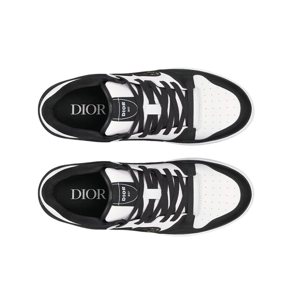 디올 B57 로우탑 스니커즈 블랙 화이트(Dior B57 Low-Top Sneakers Black White) - 2
