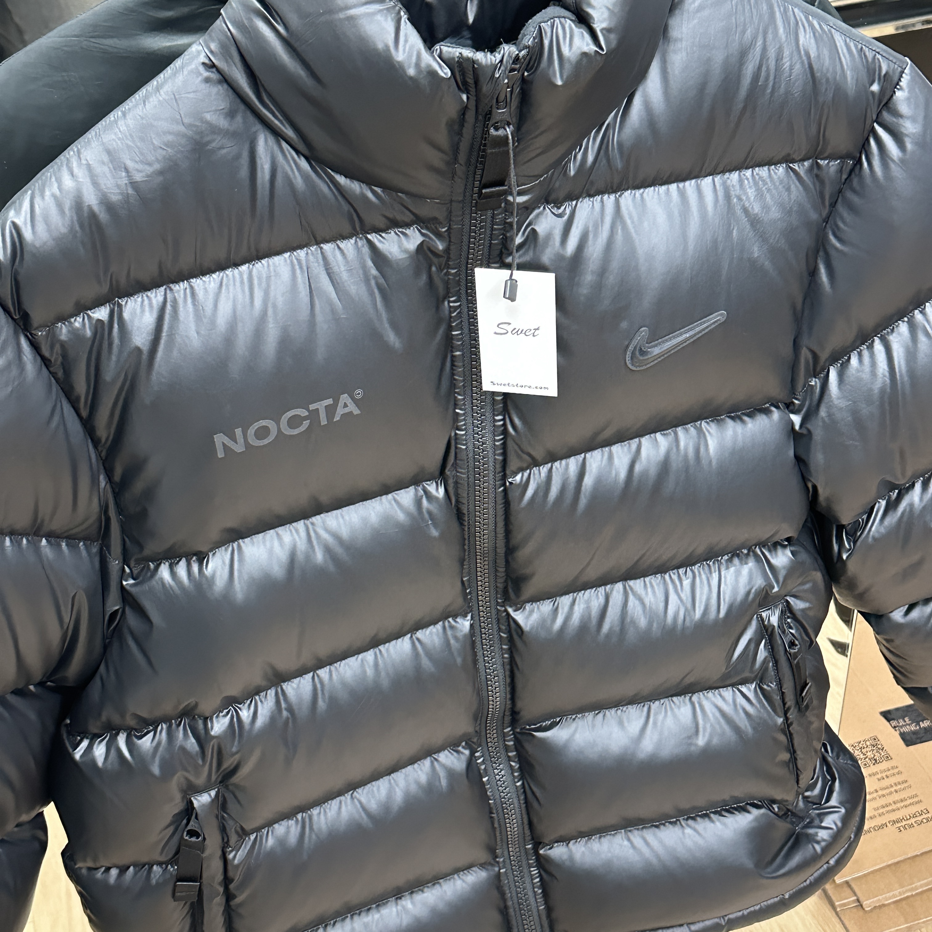 Nike x Drake Nocta Puffer Jacket Black - US/EU 착용 스타일