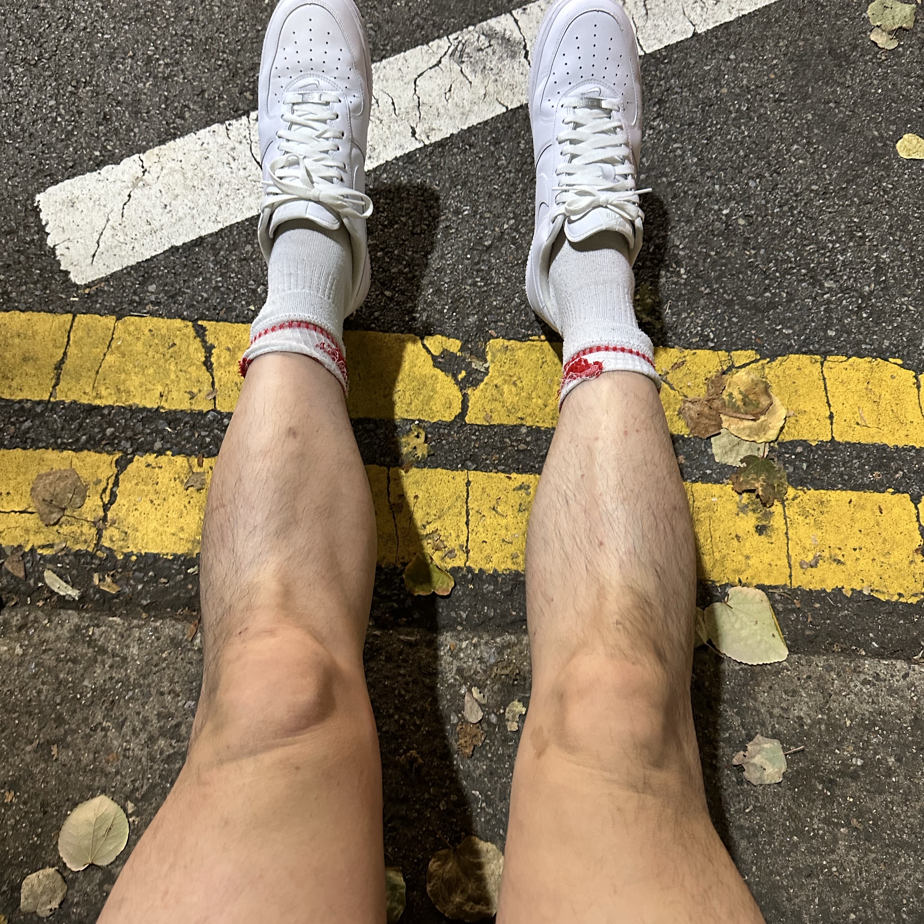 Nike x Supreme Air Force 1 Low White 착용 스타일 - 1