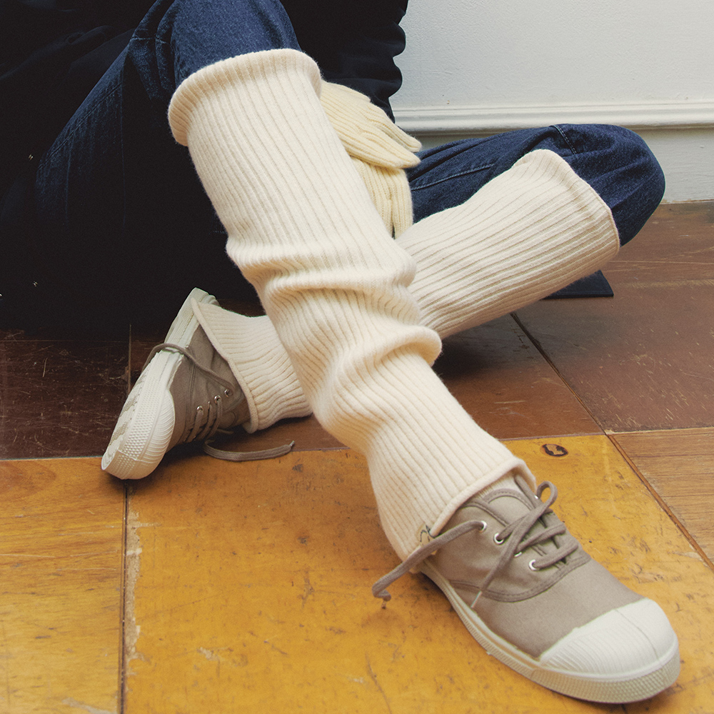 벤시몽 헤미시 레그워머 아이보리(Bensimon Hemish Leg Warmer Ivory) - 2