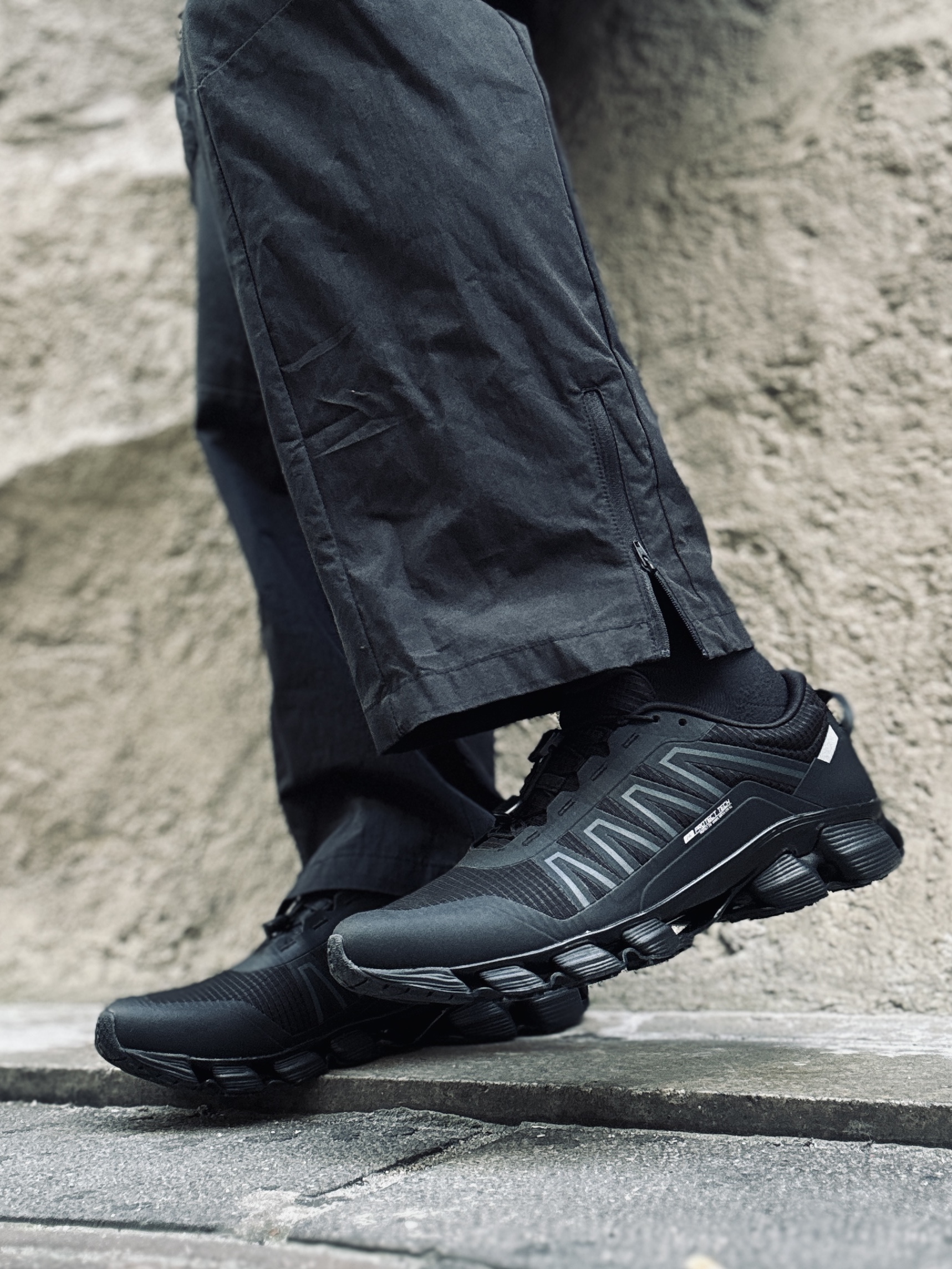 Sansan Gear Cargo Pants Black - 23SS 착용 스타일 - 5