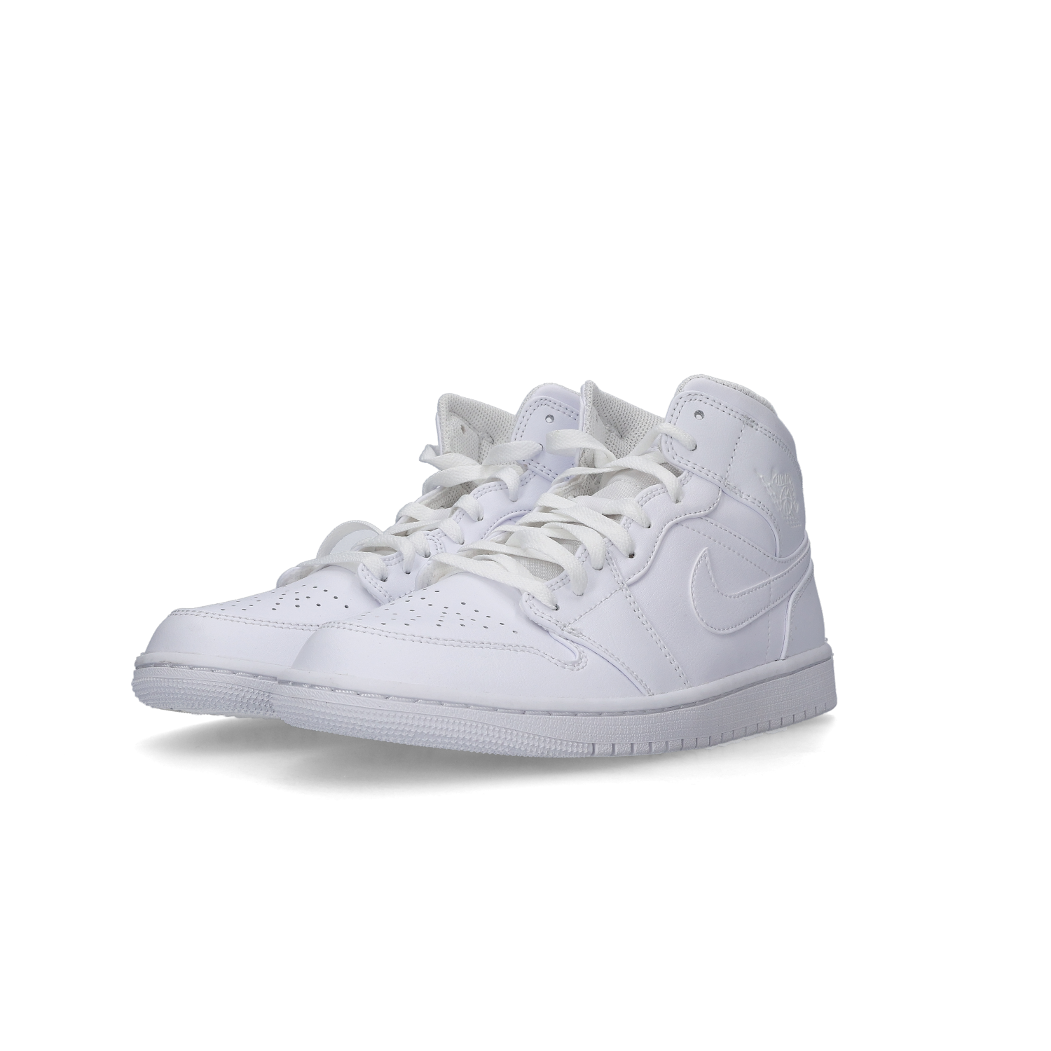 Jordan 1 Mid Triple White 2022