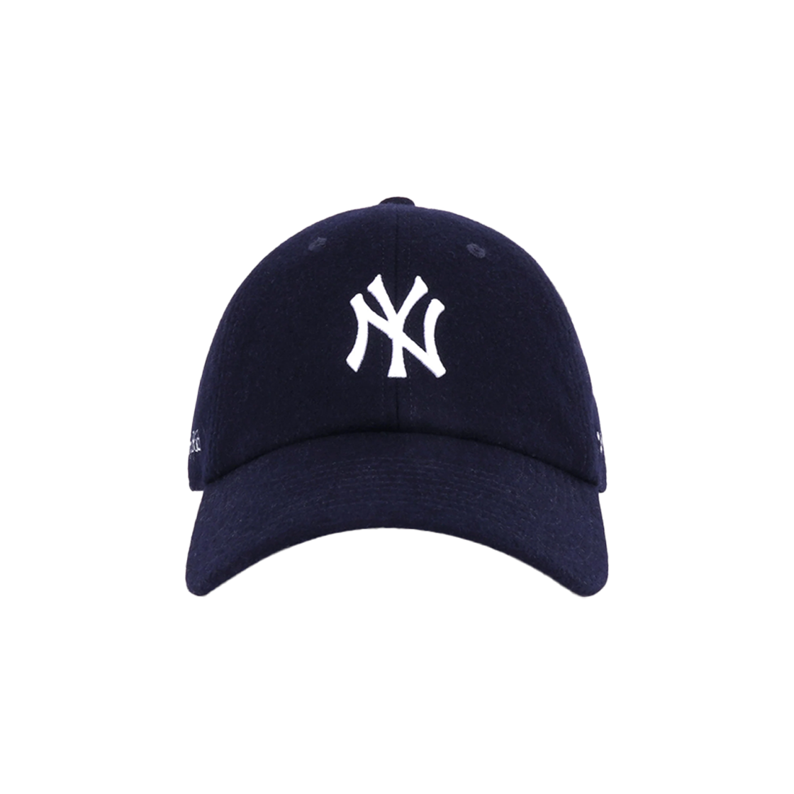 KM4DHTCSR20NY Sporty & Rich x New York Yankees Serif Wool Hat Navy White - 24FW