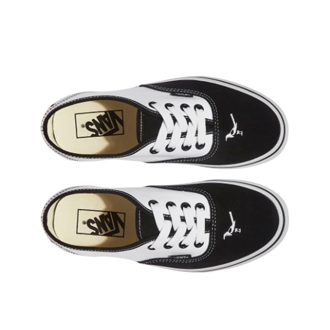 반스 어센틱 맥파이 버드 블랙 화이트(Vans Authentic Magpie Bird Black White) - 2