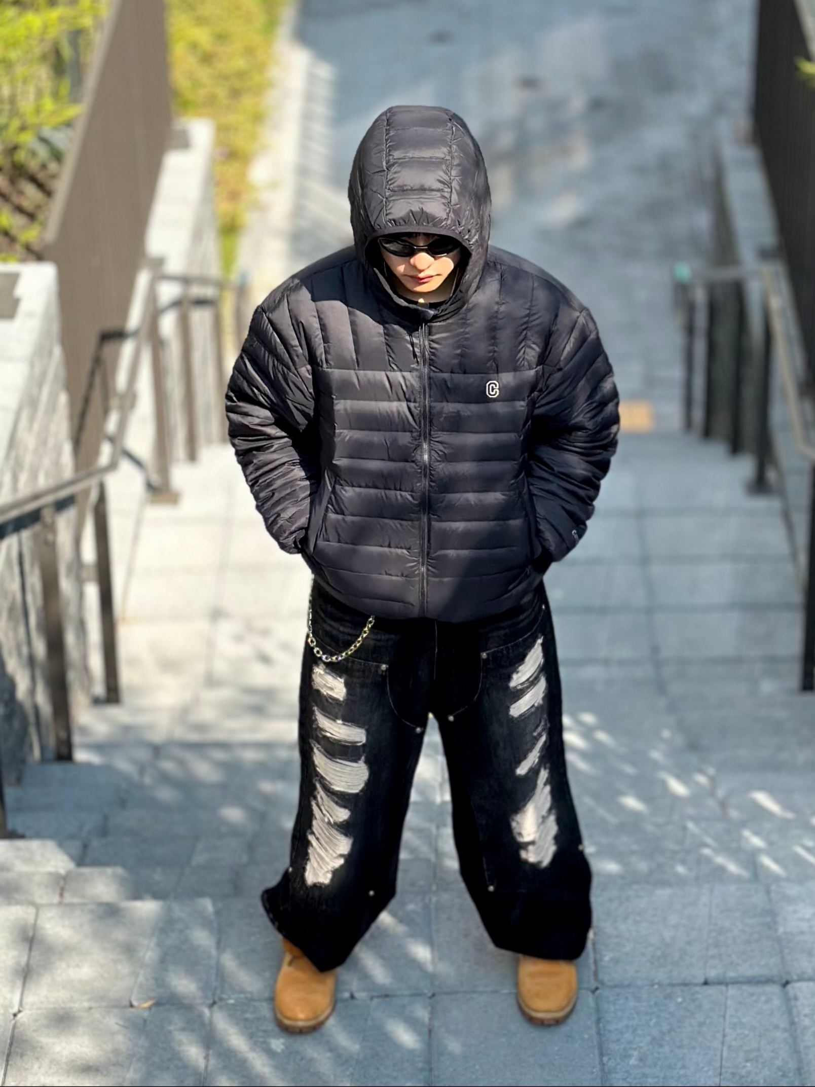 Timberland Premium 6 inch Waterproof Boot Wheat Nubuck - Wide, Oakley Eye Jacket Redux Matte Black Frame Prizm Grey Lenses High Bridge Fit 착용 스타일 - 2