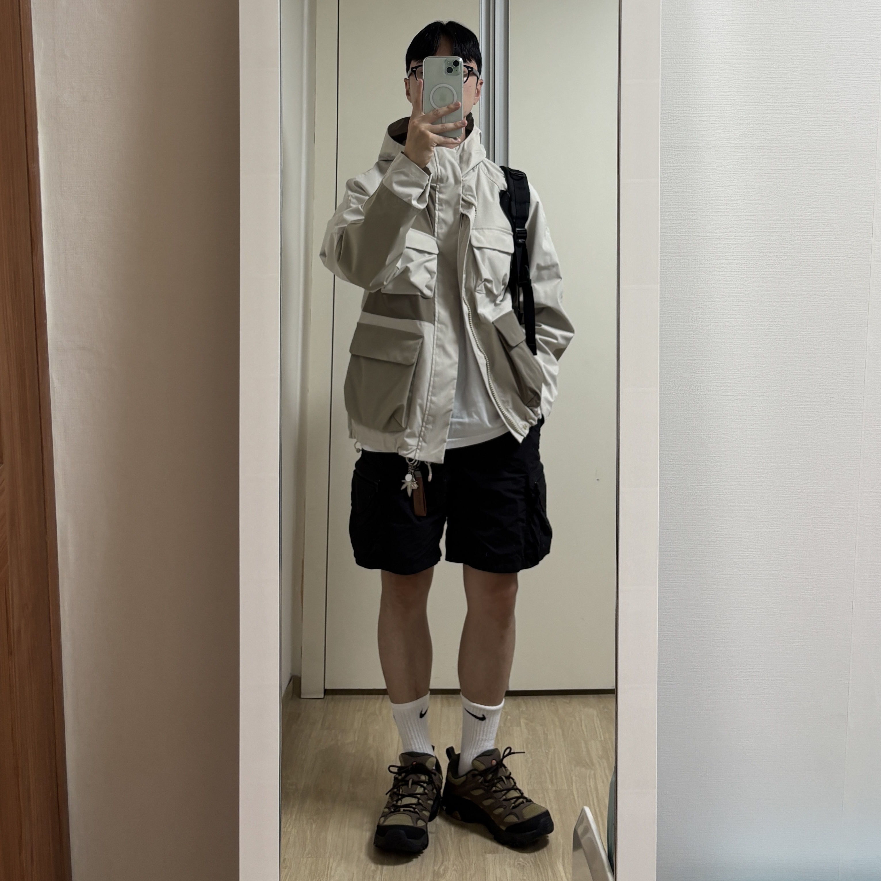 Merrell Moab 3 SYN GTX Kangaroo Coyote - 24FW, Gregory x Beams Boy Nice Day Backpack Choco Chip Camo 착용 스타일 - 1