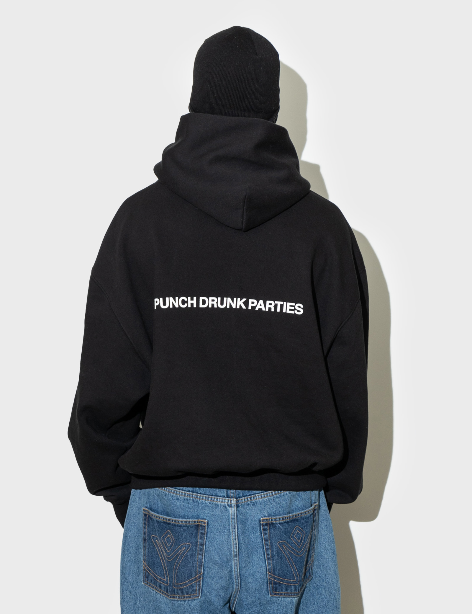 [Punch Drunk Parties]Logo Longsleeve Black★韓国大人気 T-shirts - PUNCH DRUNK PARTIES