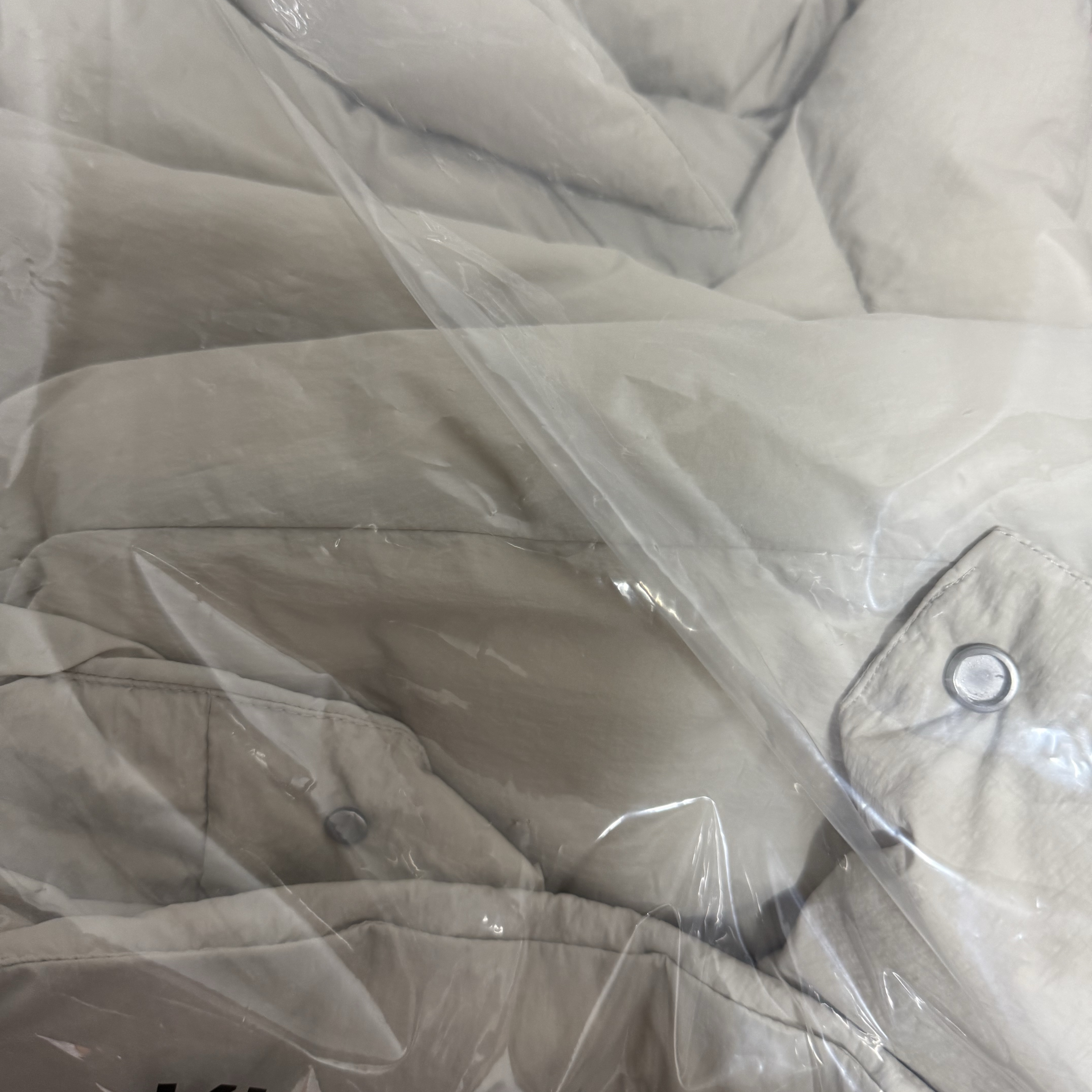 Zara x Studio Nicholson Down Jacket Sand 착용 스타일