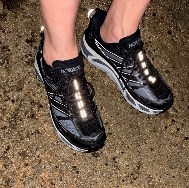Hoka Mafate Speed 2 Black Castlerock 착용 스타일