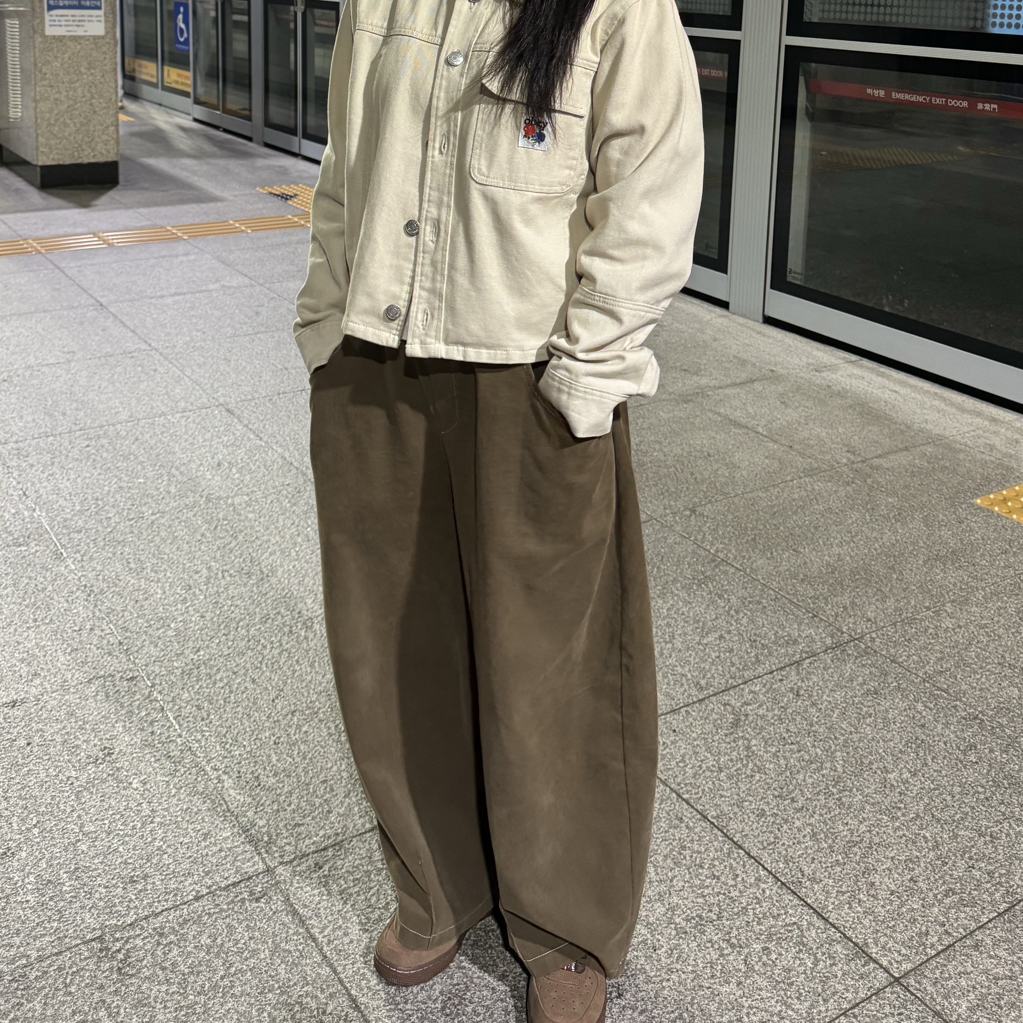 (W) Nike Air Force 1 '07 Cacao Wow 착용 스타일