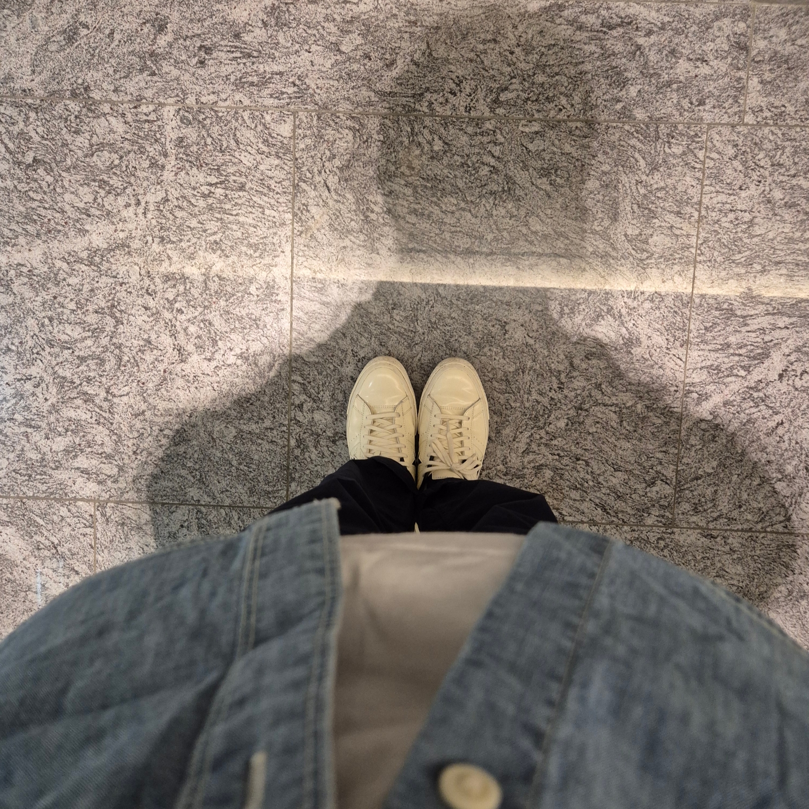 Converse One Star Ox HanByeol Egret 착용 스타일 - 2