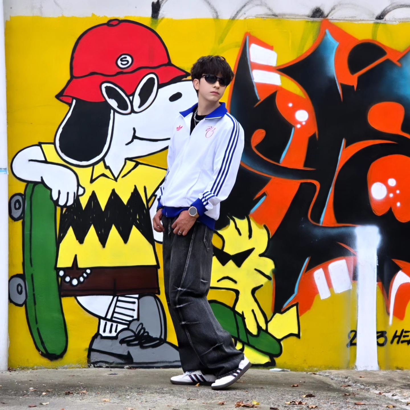Adidas Jude Bellingham Sports Jacket White - KR Sizing, Adidas Jude Bellingham Sports Jacket White - US Sizing 착용 스타일 - 4