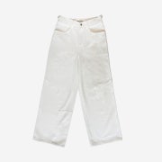 SEEN Pannel Wide Cotton Pants White