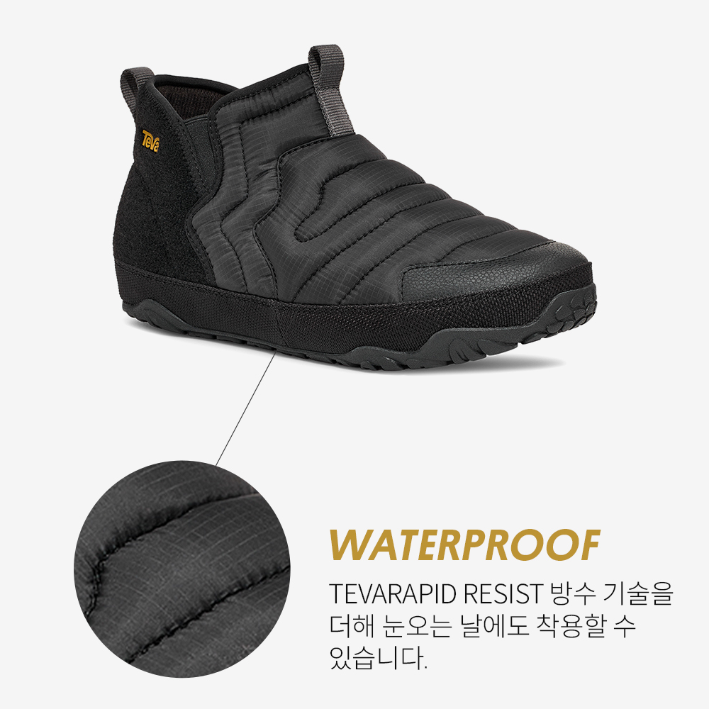 테바 남성 리엠버 터레인 미드 (BLK)(TEVA Men ReEmber Terrain Mid (BLK)) - 3