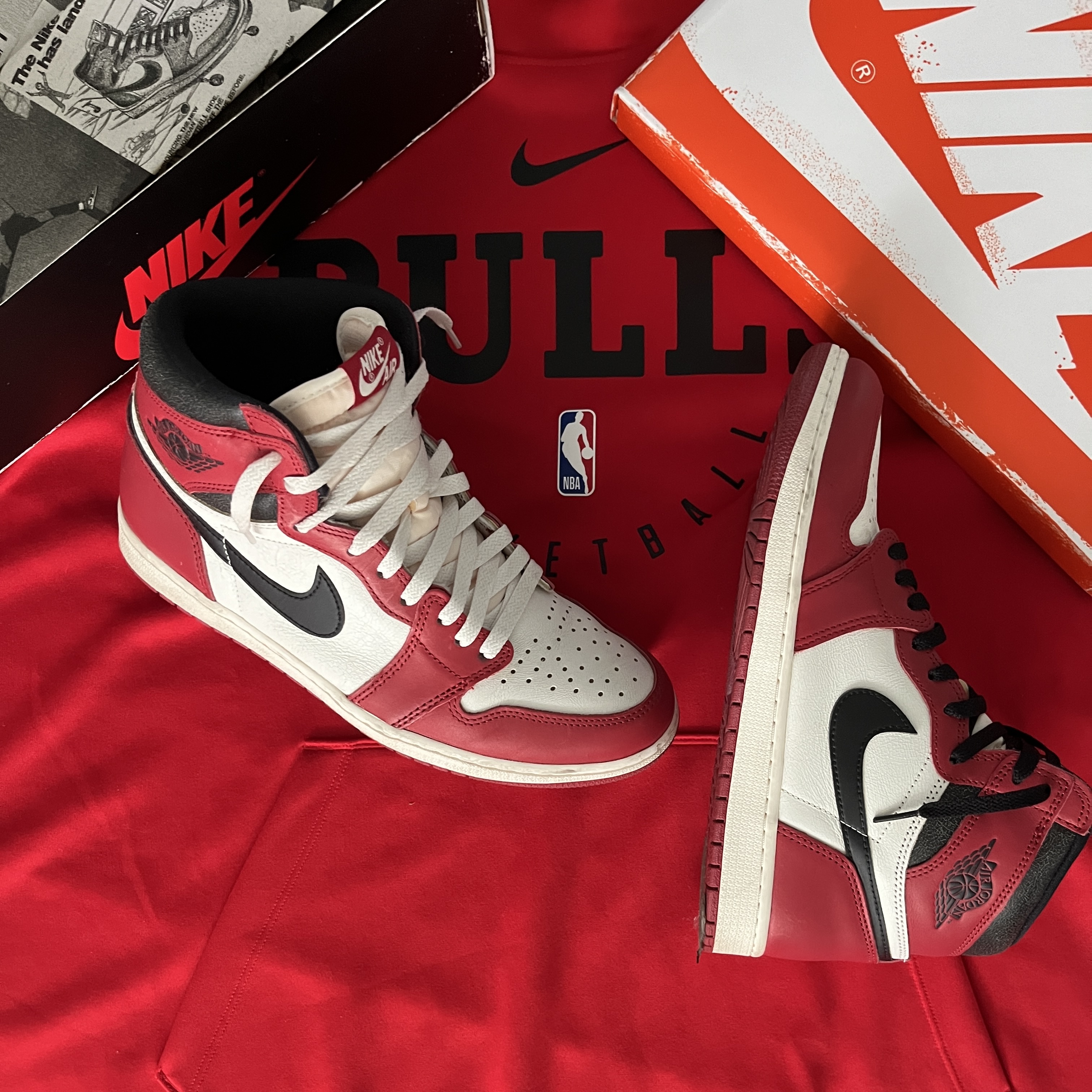 Jordan 1 Retro High OG Chicago 2022 착용 스타일 - 4