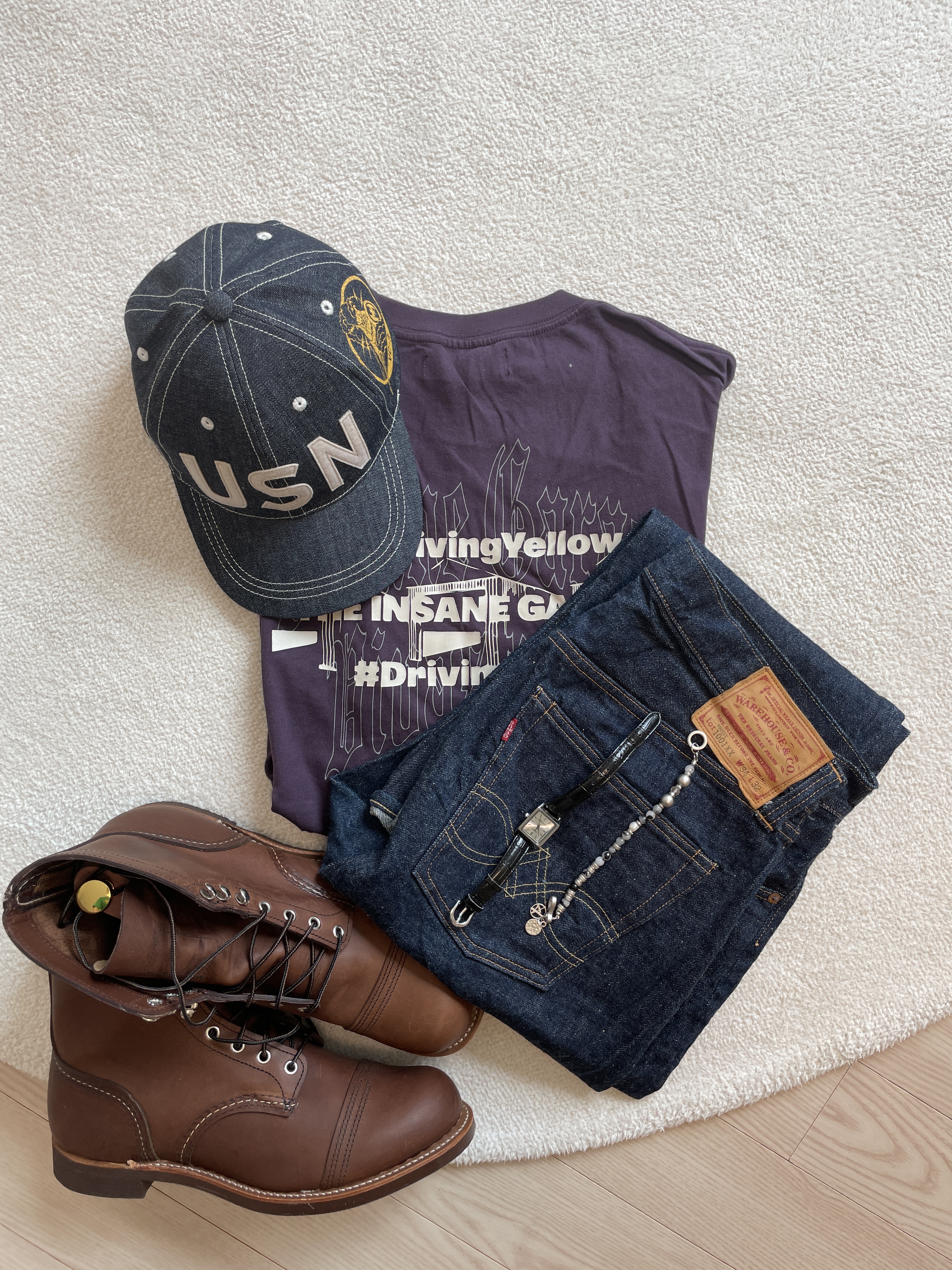 Red Wing Iron Ranger 8111 Amber Harness - D 착용 스타일 - 7