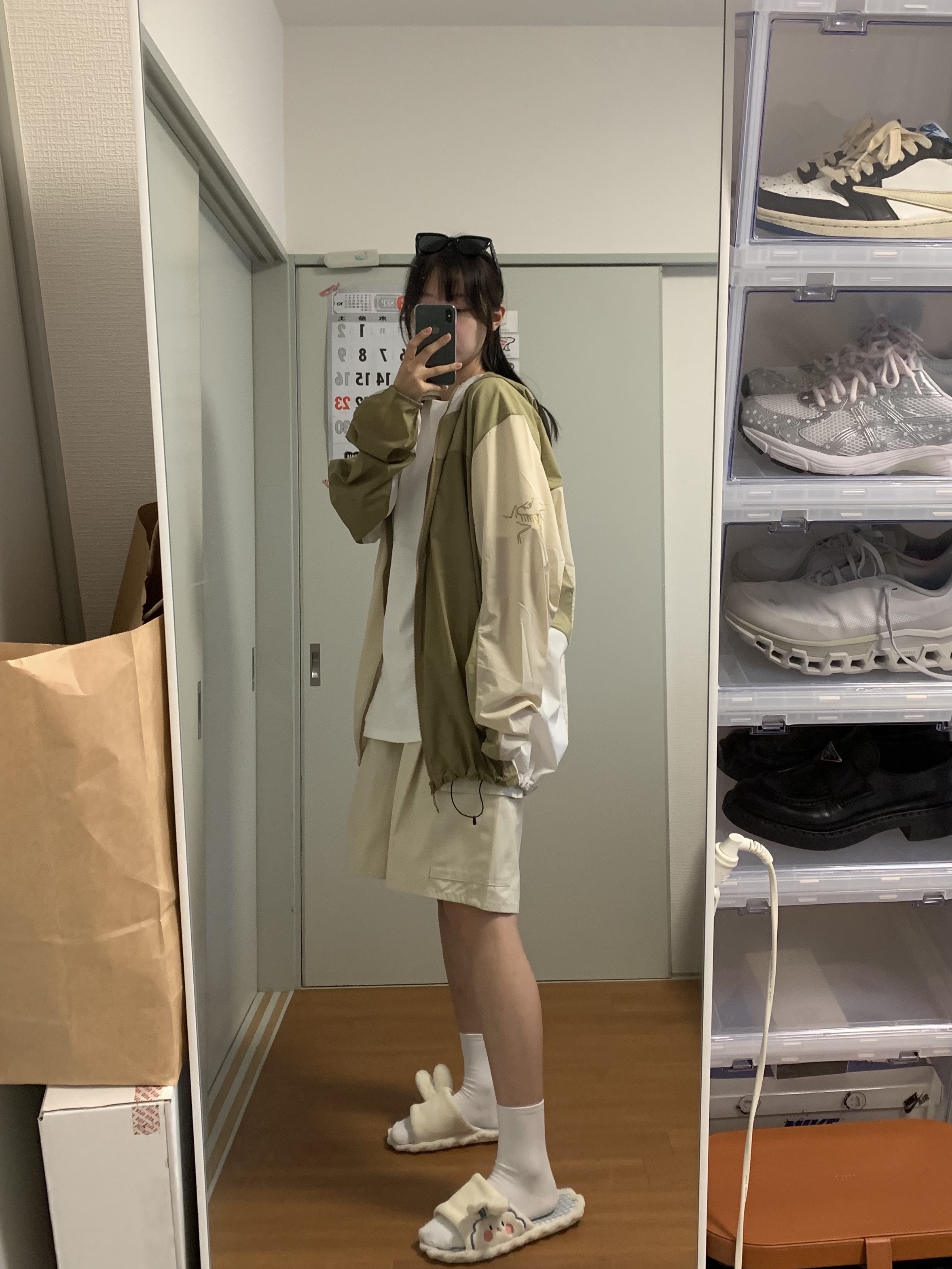 Arc'teryx x Beams Squamish Hoody Nagomi 착용 스타일