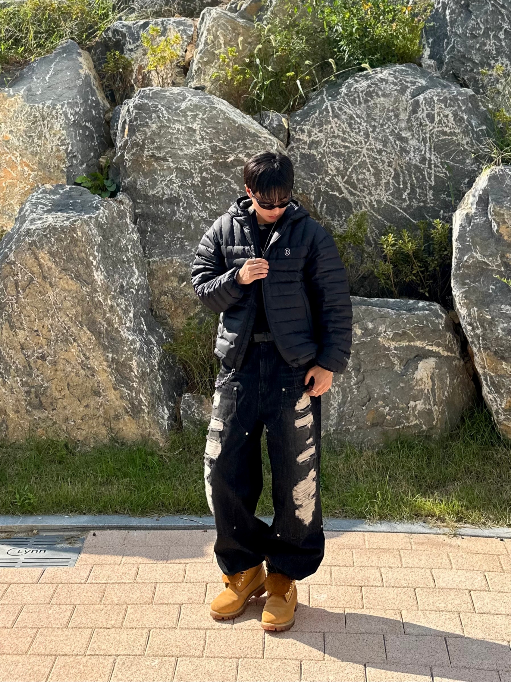 Timberland Premium 6 inch Waterproof Boot Wheat Nubuck - Wide, Oakley Eye Jacket Redux Matte Black Frame Prizm Grey Lenses High Bridge Fit 착용 스타일 - 5