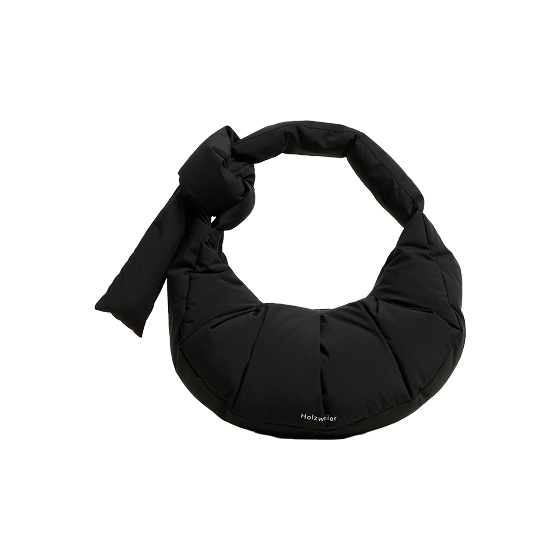 KW4DBGTHZ21BK Holzweiler Women Cocoon Down Carry Bag Black - 24FW