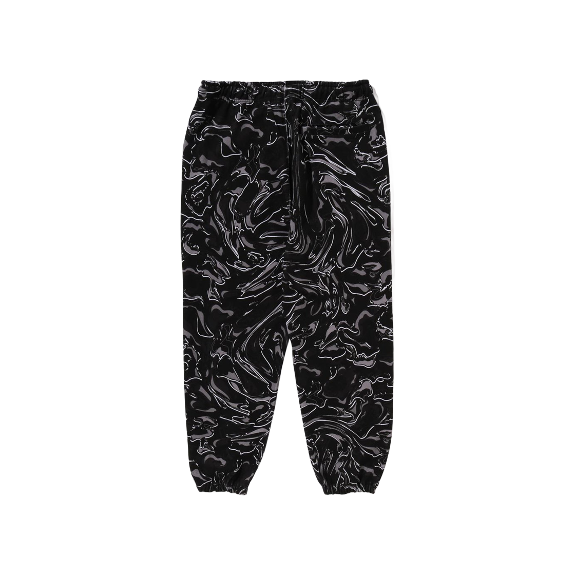 0ZXPTM152307N BAPE Marbling Camo Joggger Sweatpants Black - #2