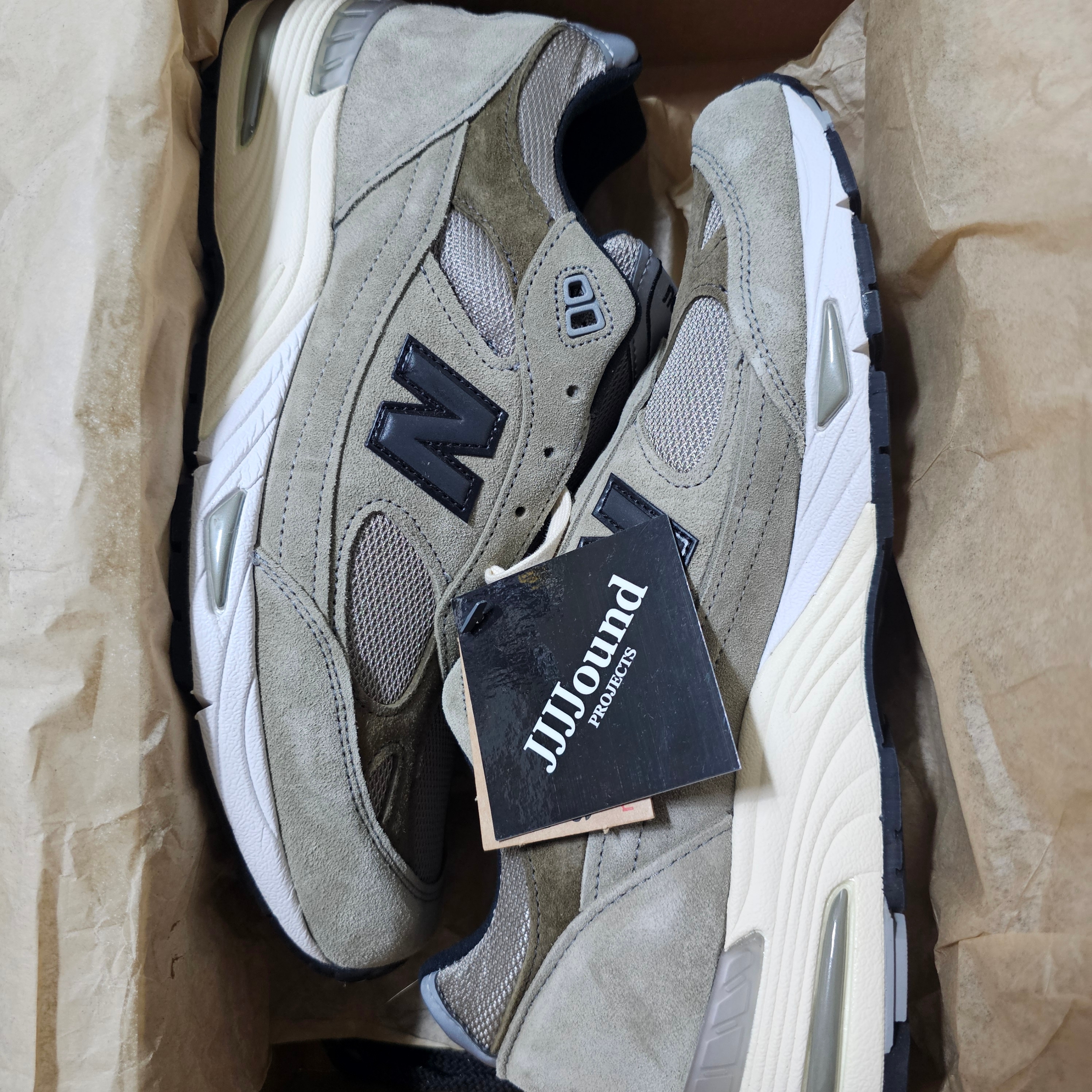 New Balance x JJJJound 991 Made in UK Grey 착용 스타일