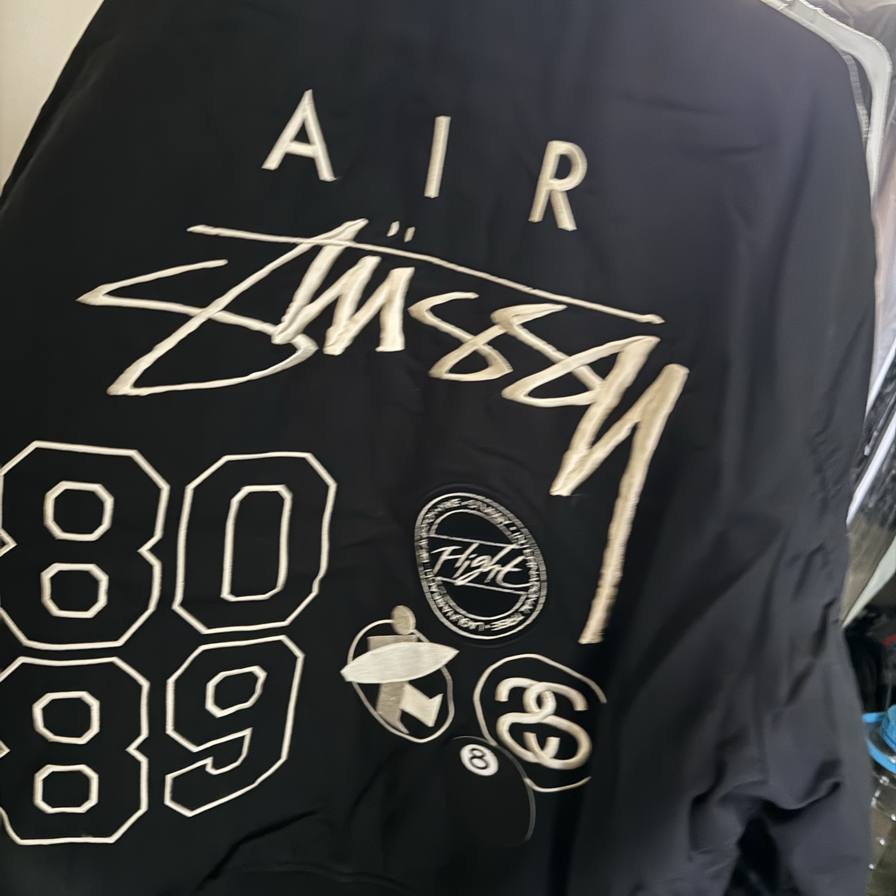Nike x Stussy Reversible Jacket Black (FJ9153-010) 착용 스타일