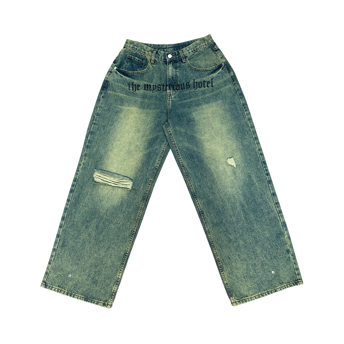 미스테리어스호텔 옐로우 워싱 진 THE MYSTERIOUS HOTEL KREAM