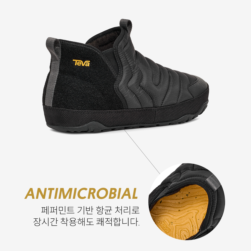 테바 남성 리엠버 터레인 미드 (BLK)(TEVA Men ReEmber Terrain Mid (BLK)) - 4