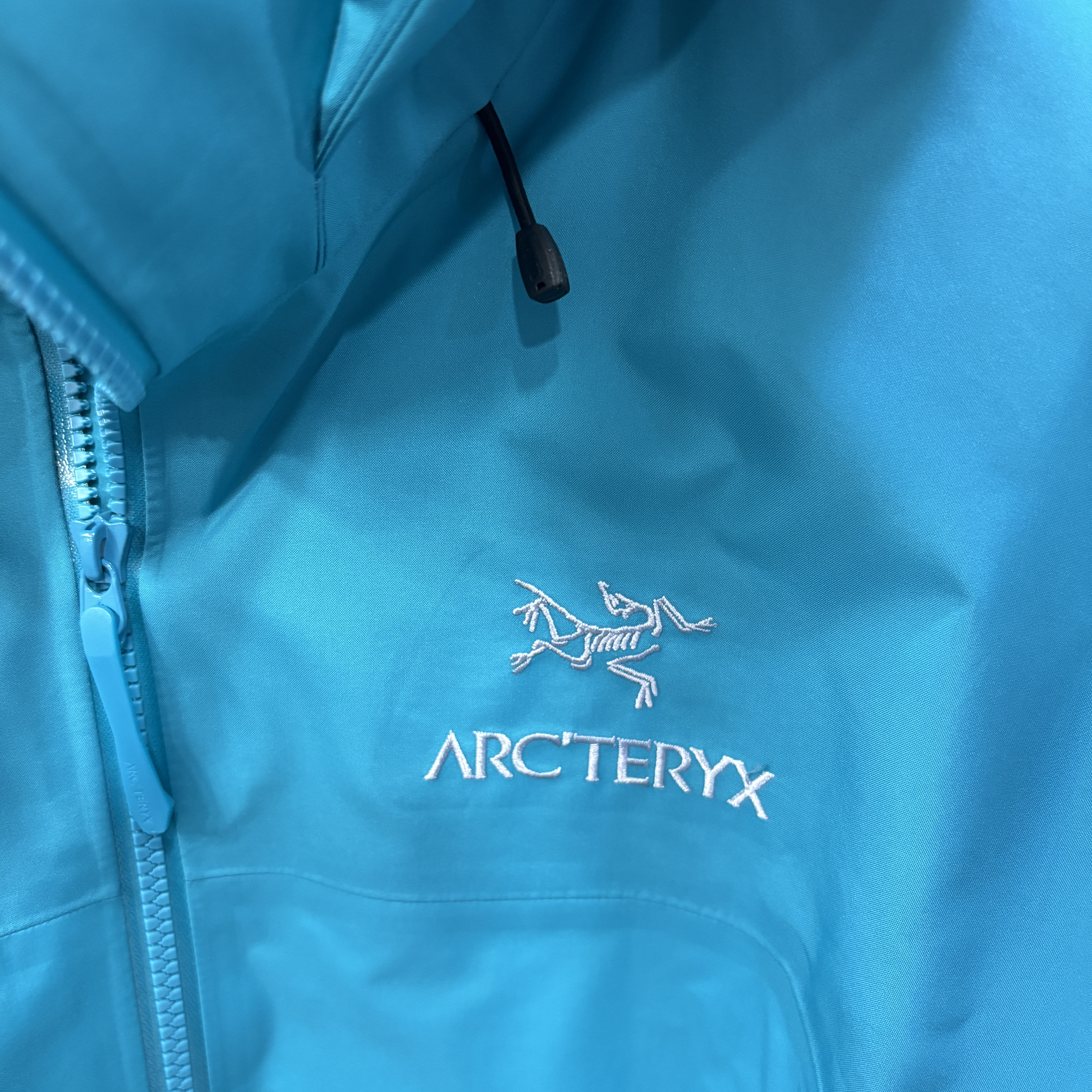 Arc'teryx Beta AR Jacket Blue Tetra 착용 스타일