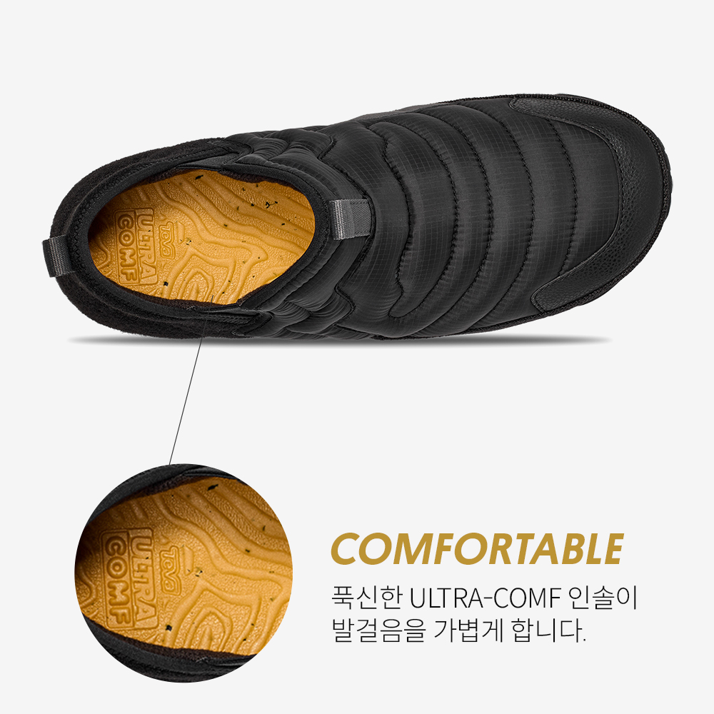 테바 남성 리엠버 터레인 미드 (BLK)(TEVA Men ReEmber Terrain Mid (BLK)) - 5