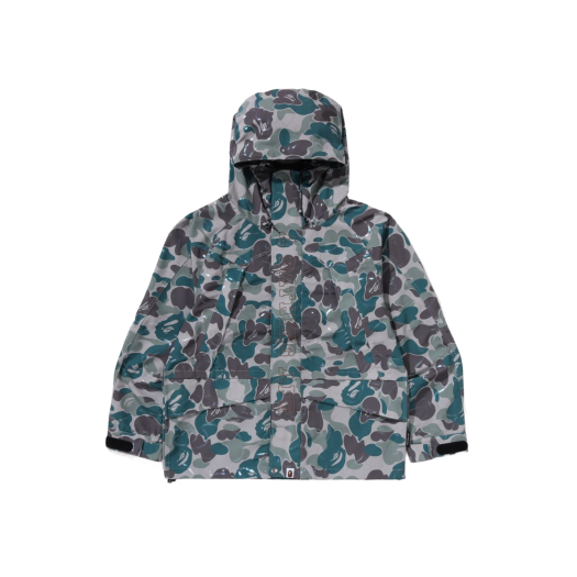 BAPE Laminated Camo Snowboard Jacket Beige