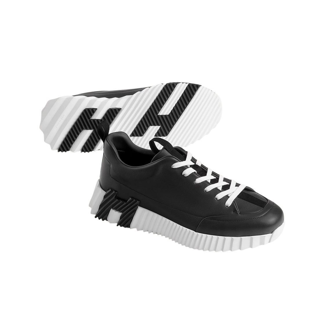 에르메스 점프 스니커즈 카프스킨 & 누아(Hermes Jump Sneakers Calfskin & Noir) - 2