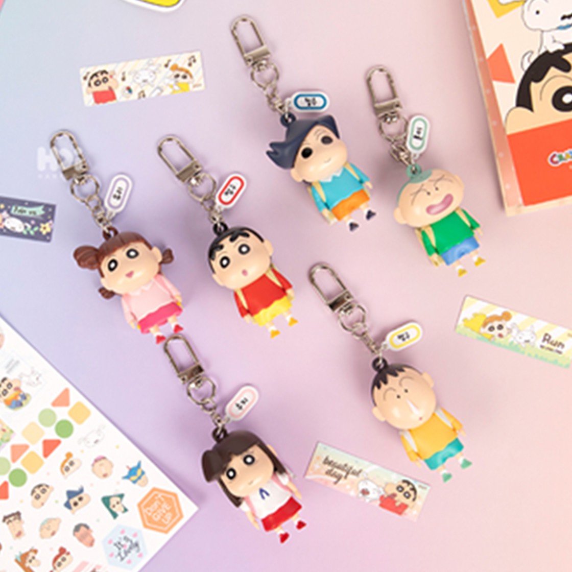 8809940840163 Crayon Shin Chan Kindergarten Backpack Random Keyring - #2