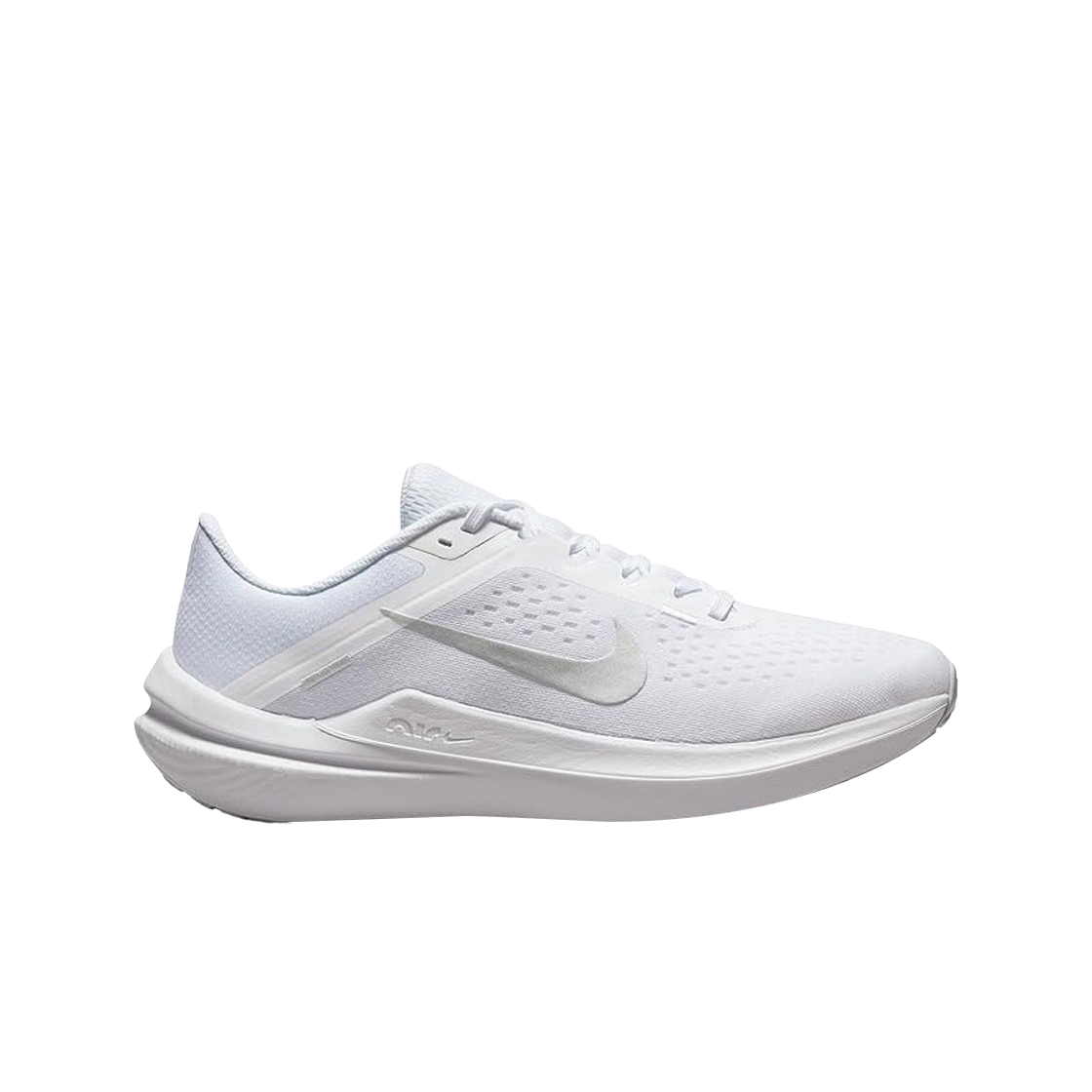(W) 나이키 에어 윈플로 10 화이트 메탈릭 실버((W) Nike Air Winflo 10 White Metallic Silver)