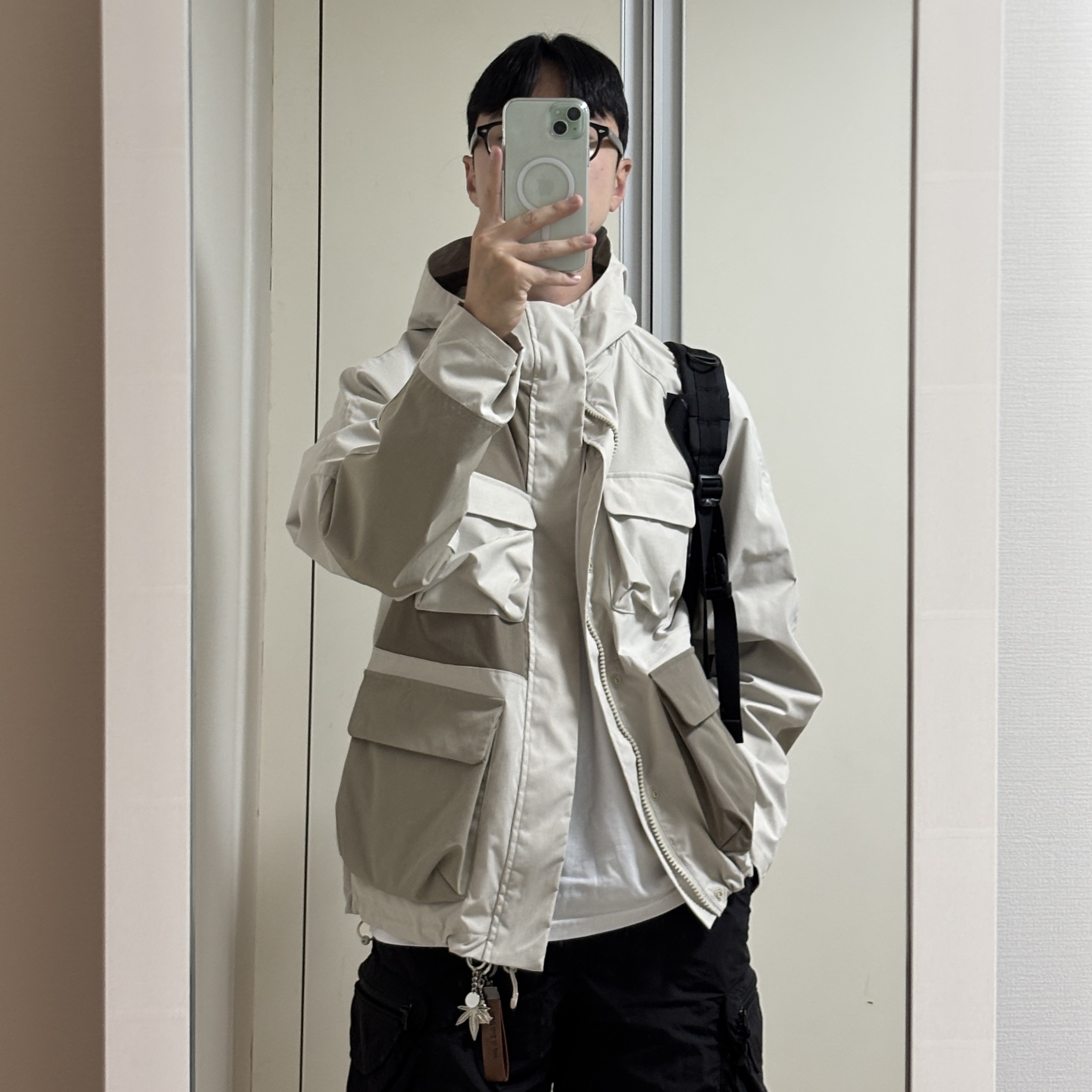 Merrell Moab 3 SYN GTX Kangaroo Coyote - 24FW, Gregory x Beams Boy Nice Day Backpack Choco Chip Camo 착용 스타일 - 2