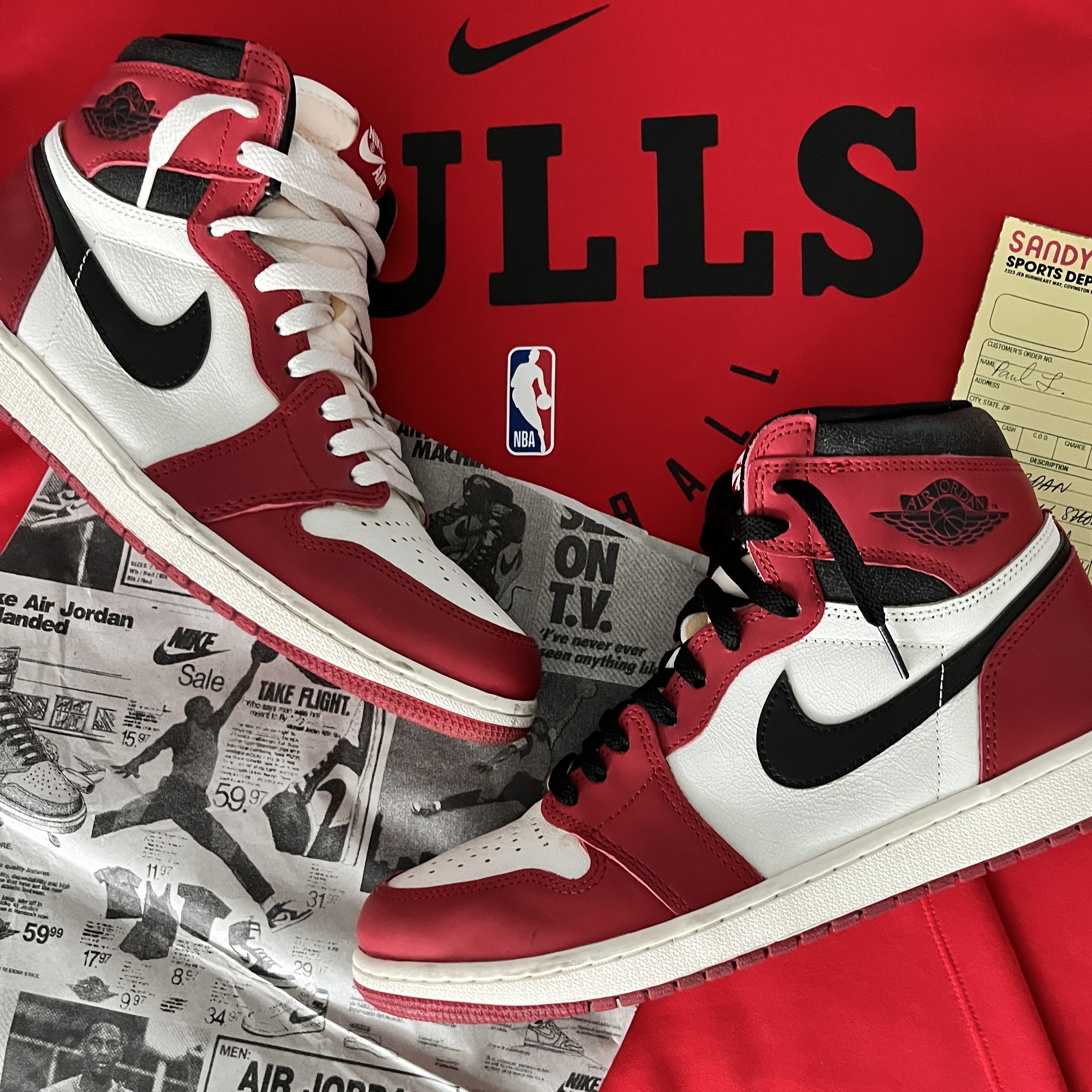 Jordan 1 Retro High OG Chicago 2022 착용 스타일 - 2