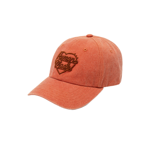 Human Made 6 Panel Twill Cap #1 Orange