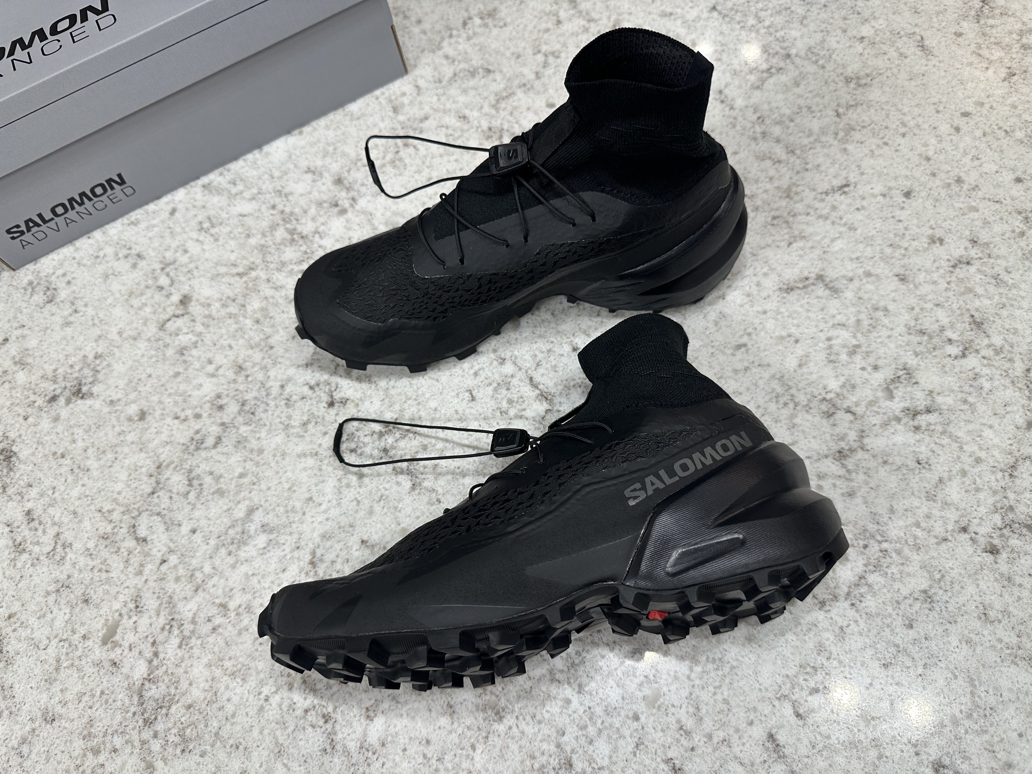Salomon Speedcross Advanced Black 착용 스타일 - 4