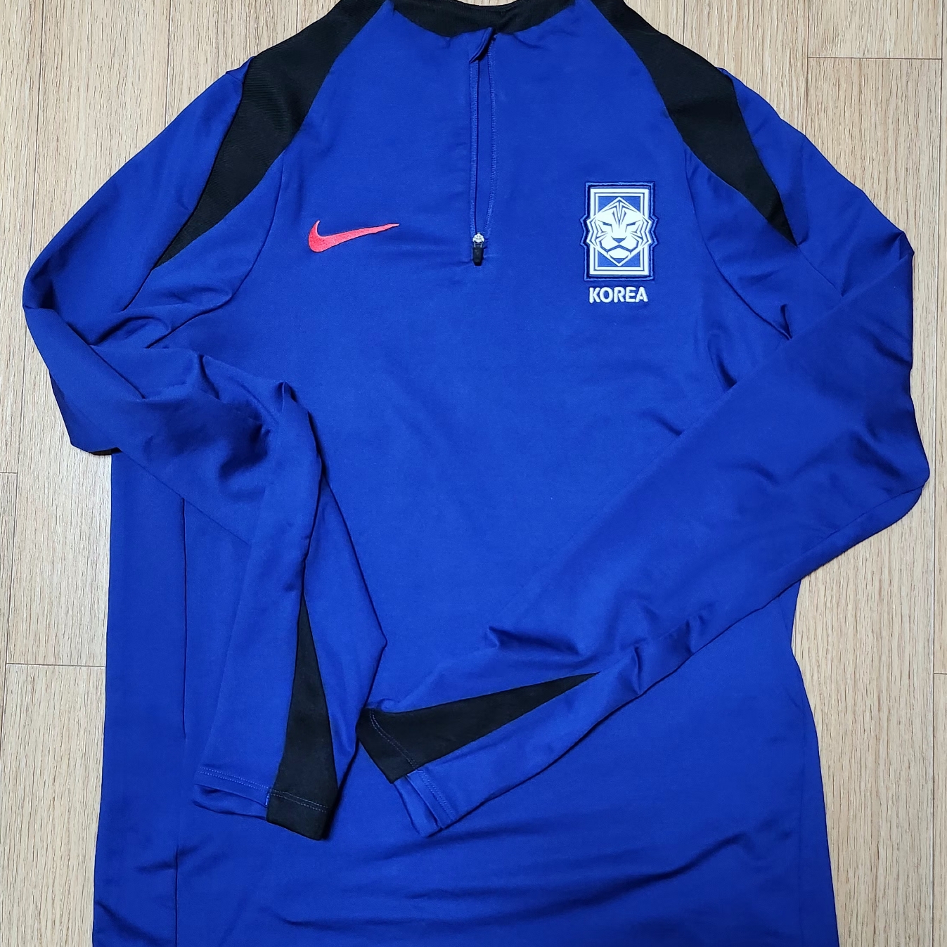 Nike Korea Strike Dri-Fit Soccer Drill Top Global Blue 착용 스타일