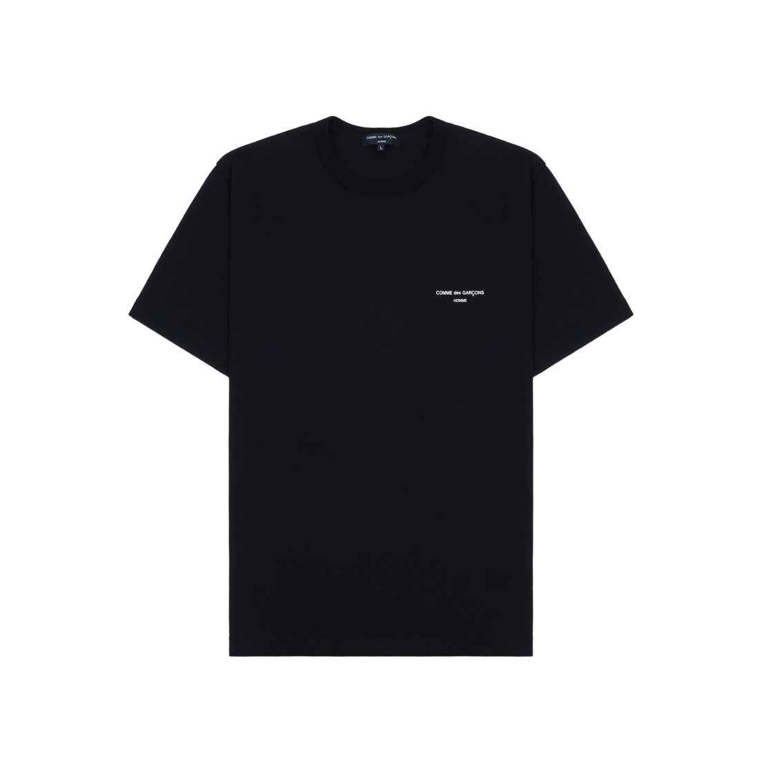 Comme des Garcons Homme Logo T Shirt Black