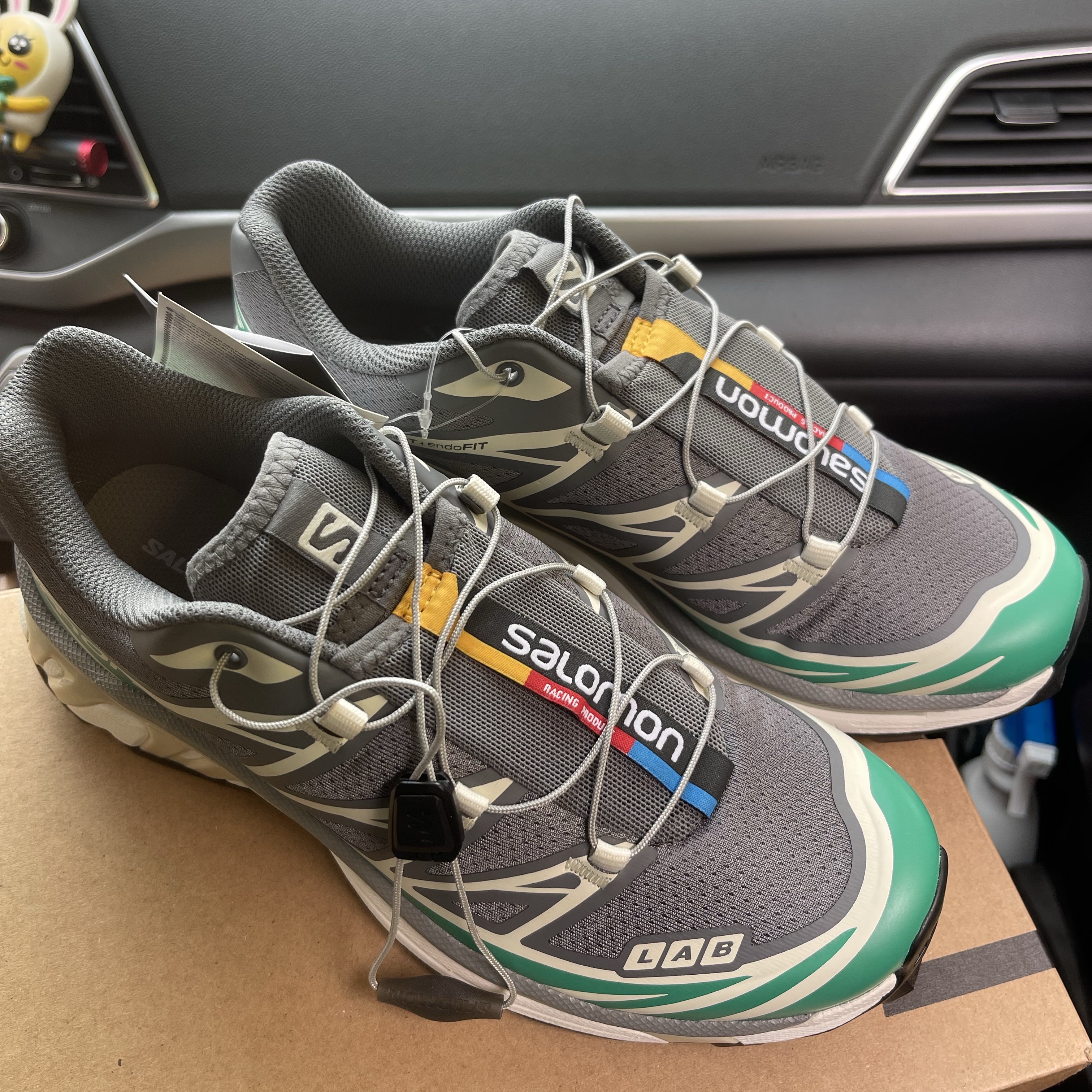 Salomon XT-6 Quiet Shade Deep Green 착용 스타일