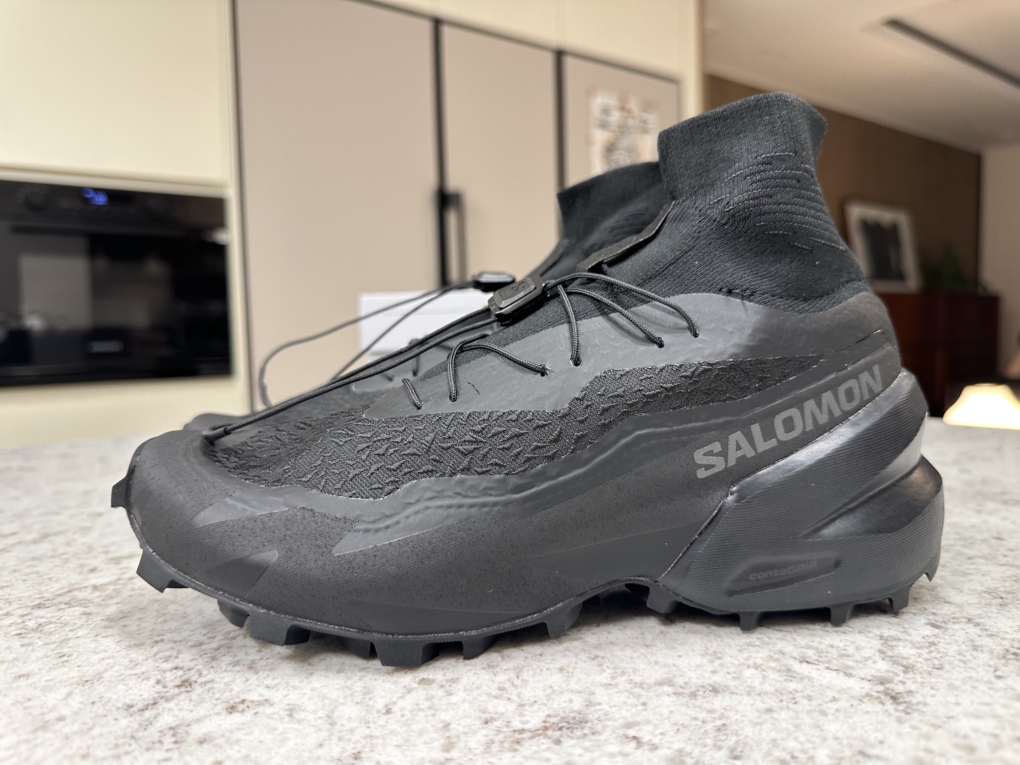 Salomon Speedcross Advanced Black 착용 스타일 - 5