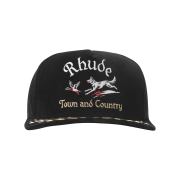 Rhude Wine Country Souvenir Hat Black - 24FW